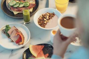 Breakfast buffet