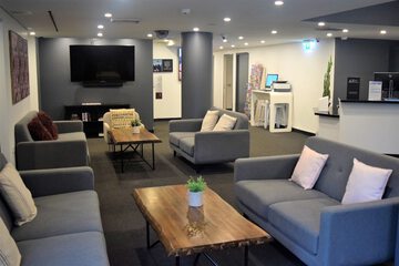 Lobby sitting area