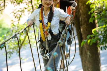 Ziplining