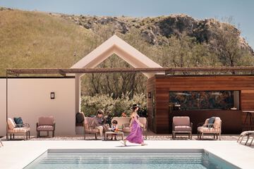 Poolside bar