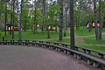 Front of property - evening/night