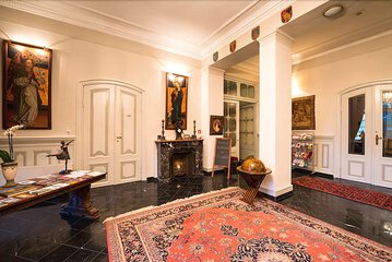 Interior entrance