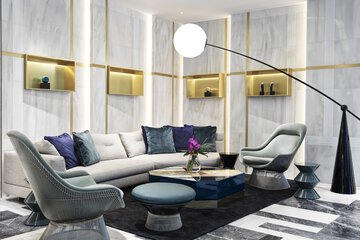 Lobby sitting area