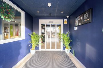 Interior entrance