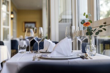 Couples dining