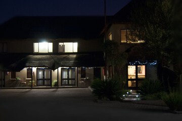 Front of property - evening/night