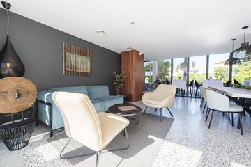 Lobby sitting area