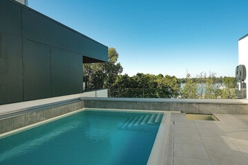 Rooftop pool
