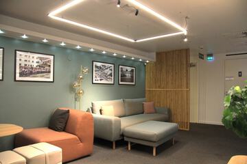 Lobby sitting area