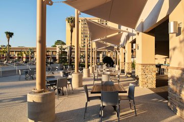 Poolside bar