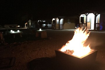 Front of property - evening/night