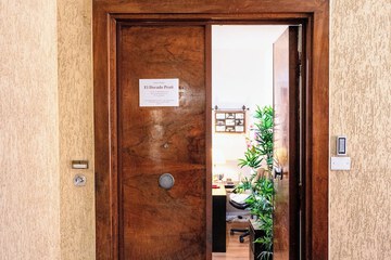 Interior entrance