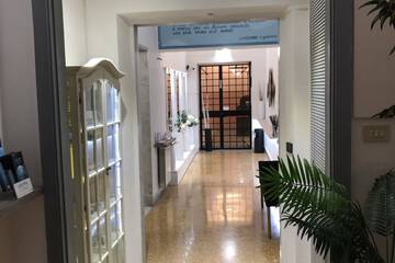 Interior entrance
