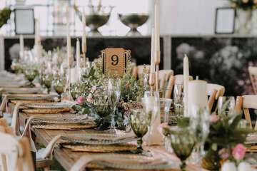 Indoor wedding