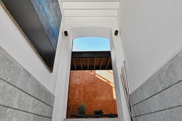 Interior entrance