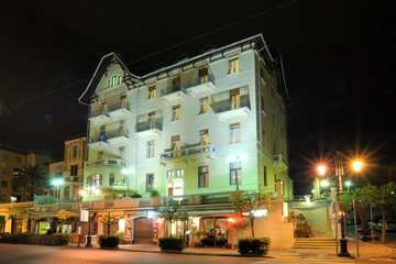 Front of property - evening/night