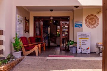 Interior entrance