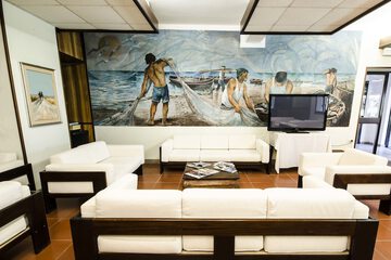 Lobby sitting area