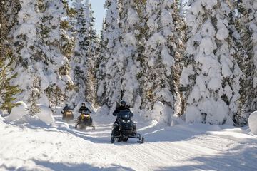 Snowmobiling