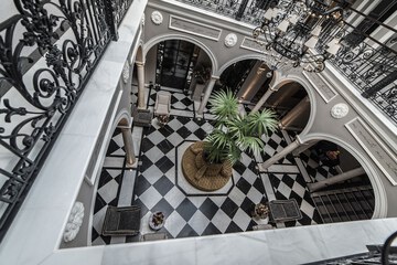 Interior entrance