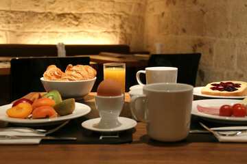 Breakfast area