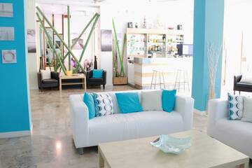Lobby sitting area