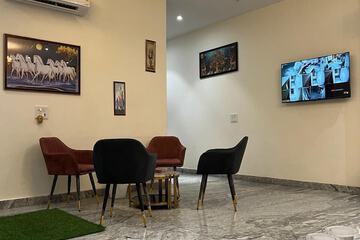 Lobby sitting area