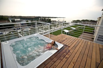 Rooftop pool