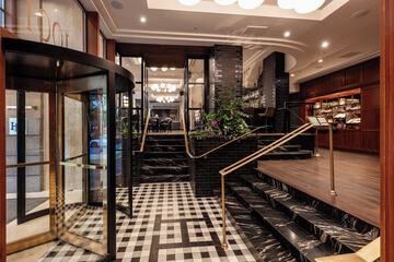Interior entrance