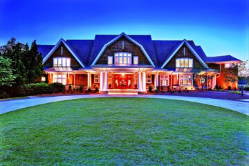 Front of property - evening/night