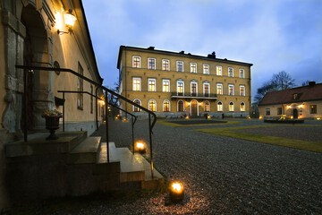 Front of property - evening/night
