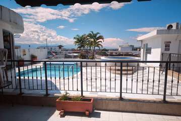Rooftop pool