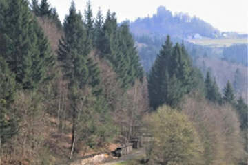outside