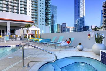 Rooftop pool