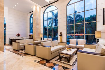 Lobby sitting area