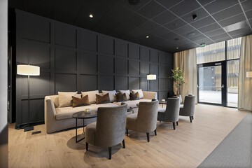 Lobby sitting area