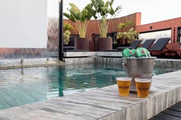 Rooftop pool