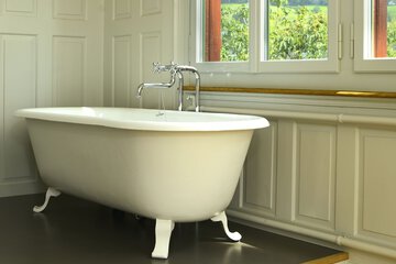 Deep soaking bathtub