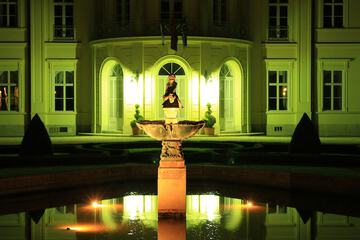 Front of property - evening/night