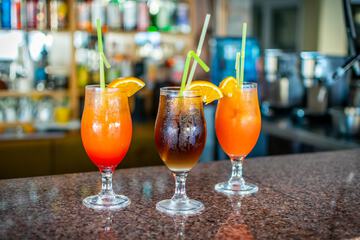Poolside bar