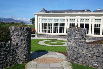 Outdoor wedding area