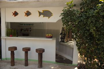 Poolside bar