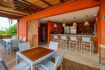 Poolside bar