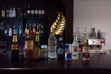 Poolside bar