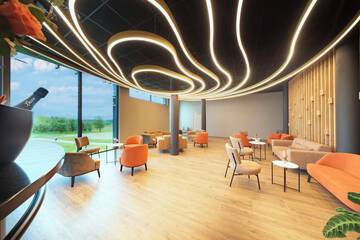 Lobby sitting area