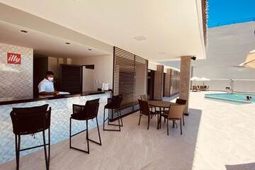Poolside bar