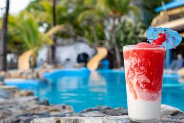Poolside bar