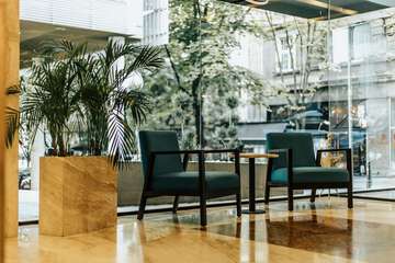 Lobby sitting area