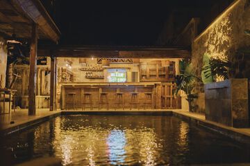 Swim-up bar