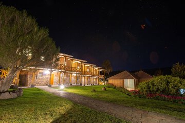 Front of property - evening/night